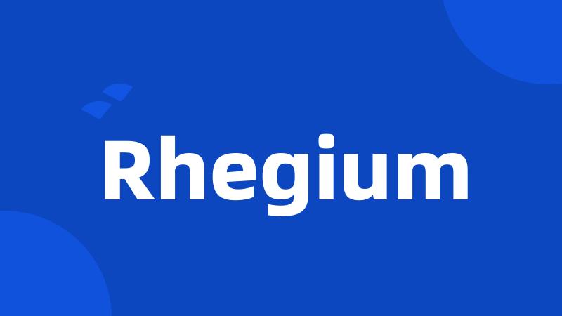 Rhegium