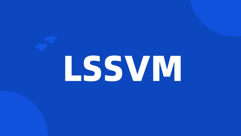 LSSVM