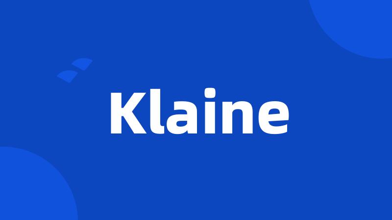 Klaine