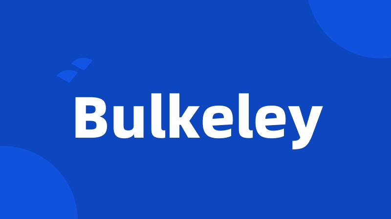 Bulkeley