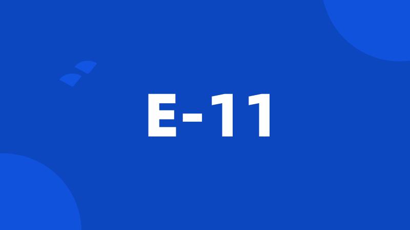 E-11