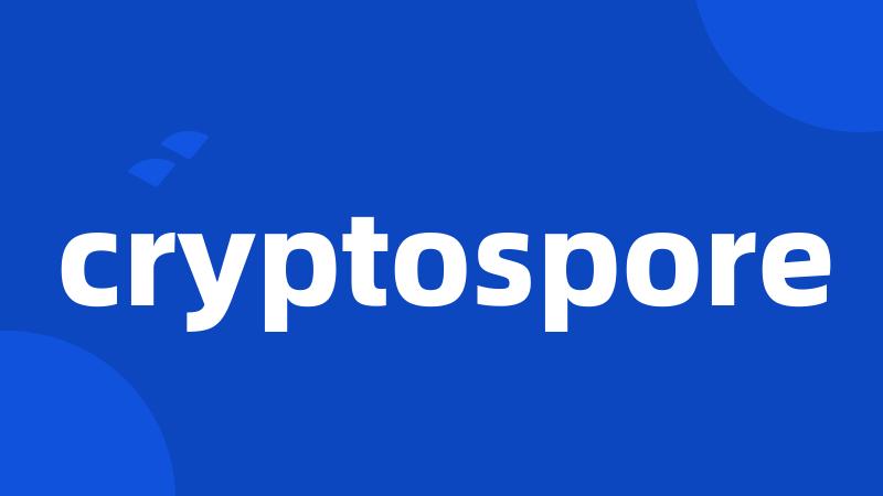 cryptospore