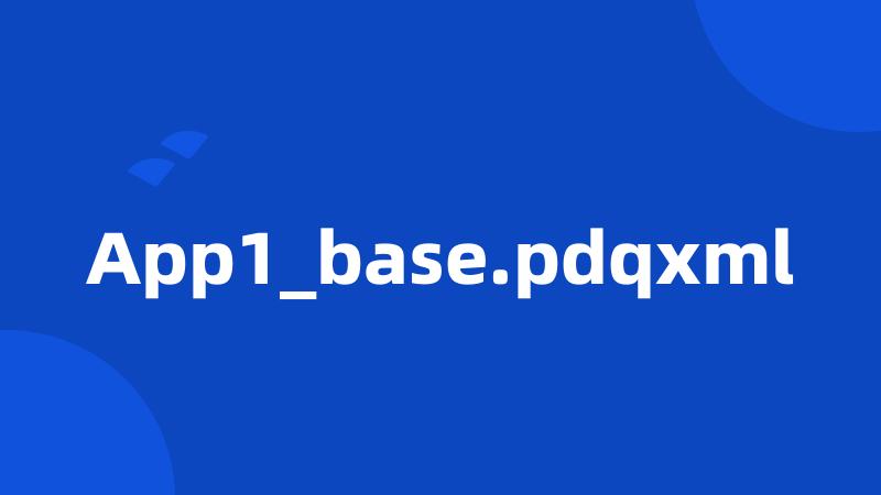 App1_base.pdqxml