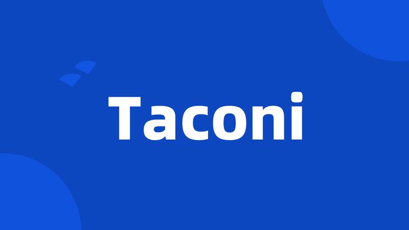 Taconi