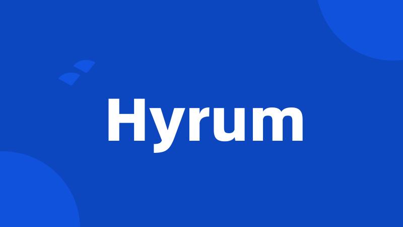 Hyrum