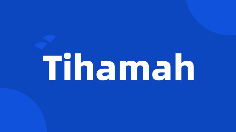 Tihamah