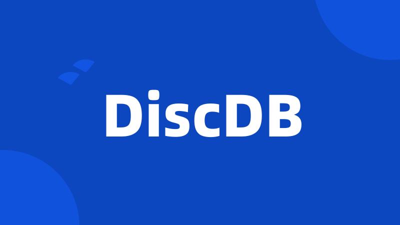 DiscDB