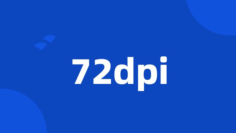 72dpi