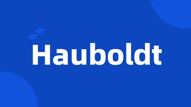 Hauboldt