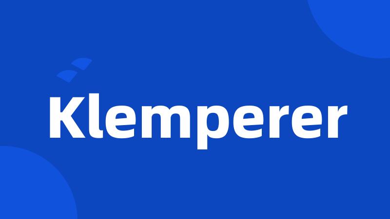 Klemperer