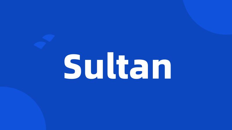 Sultan