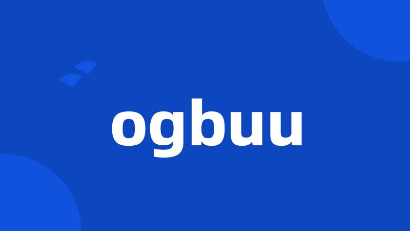 ogbuu