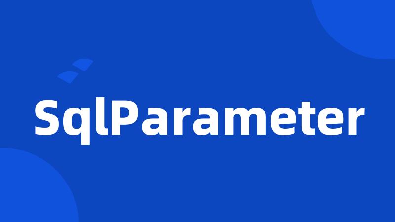 SqlParameter