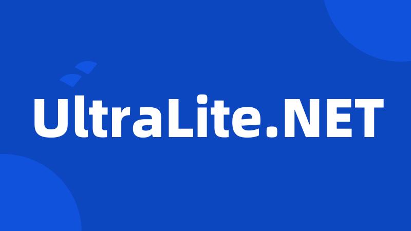 UltraLite.NET