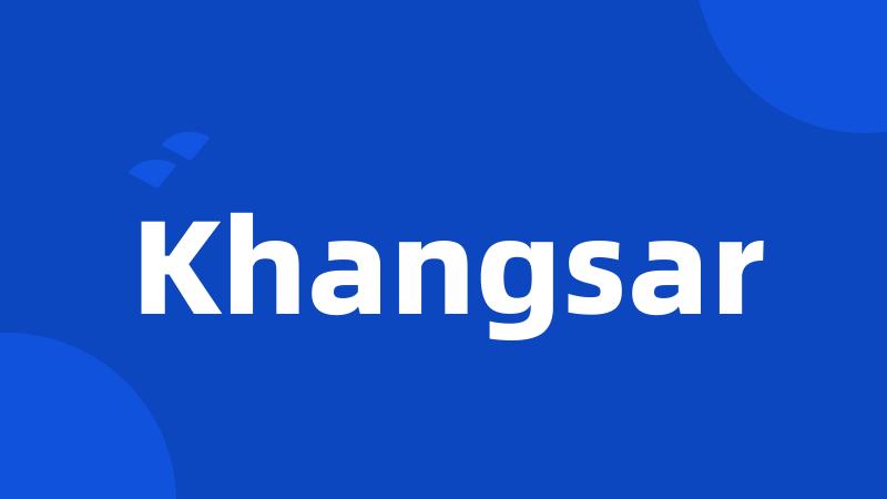 Khangsar