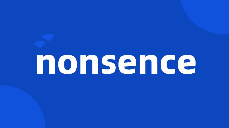 nonsence