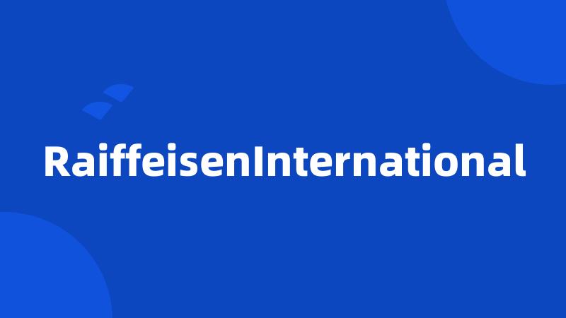 RaiffeisenInternational