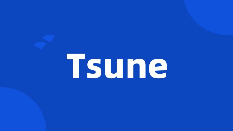 Tsune