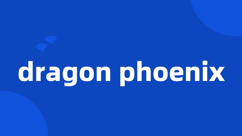 dragon phoenix