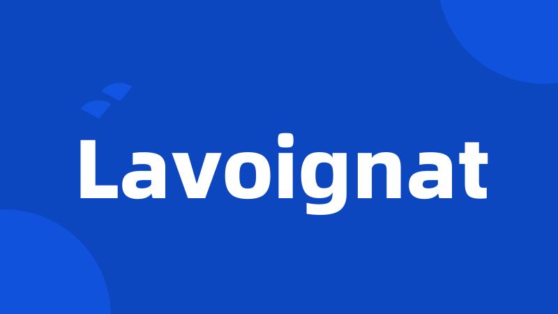 Lavoignat