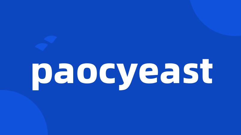 paocyeast