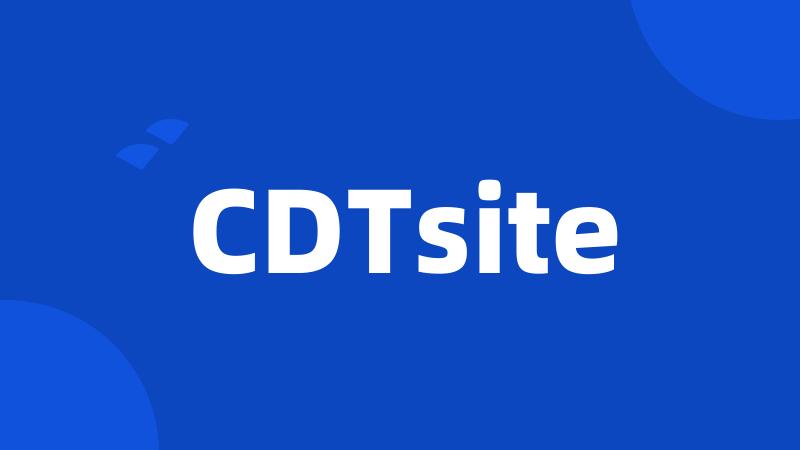 CDTsite