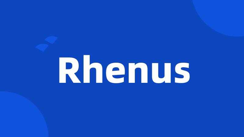 Rhenus