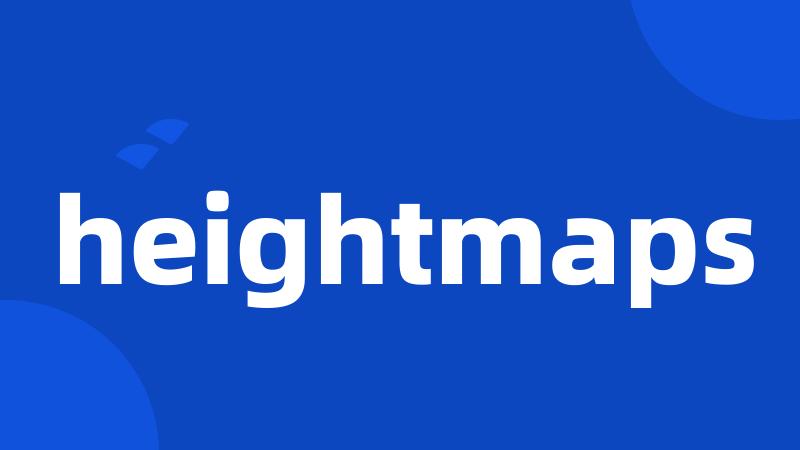 heightmaps