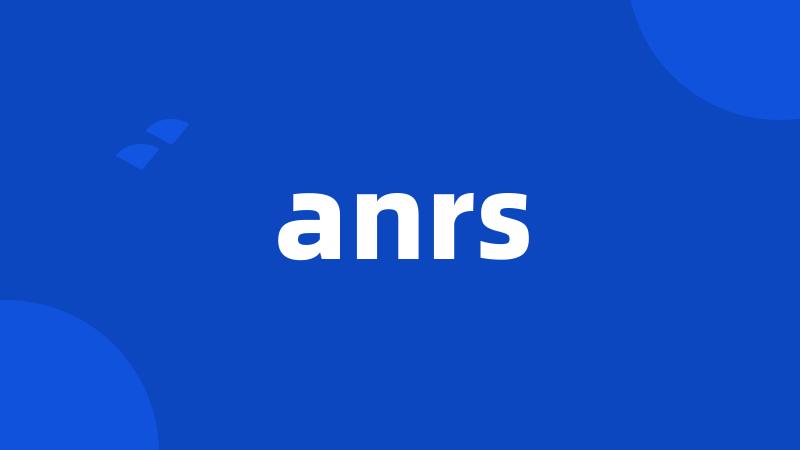 anrs