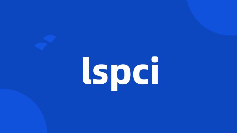 lspci