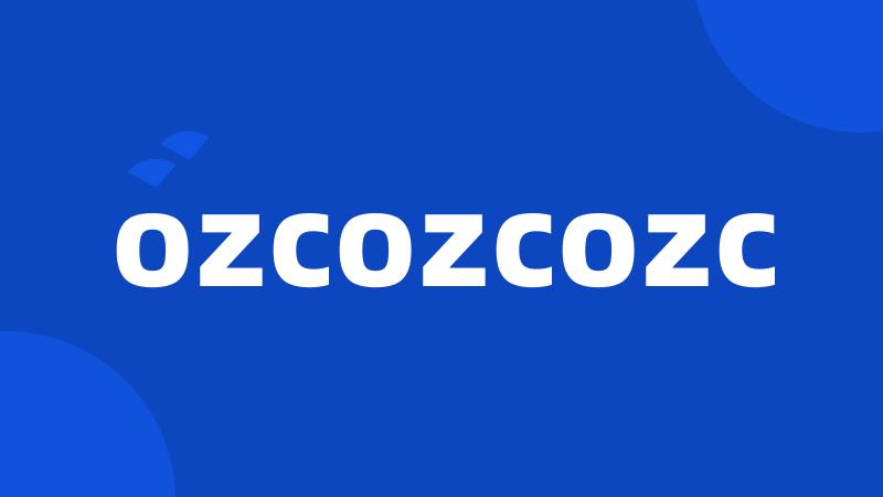 ozcozcozc