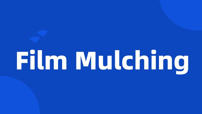 Film Mulching