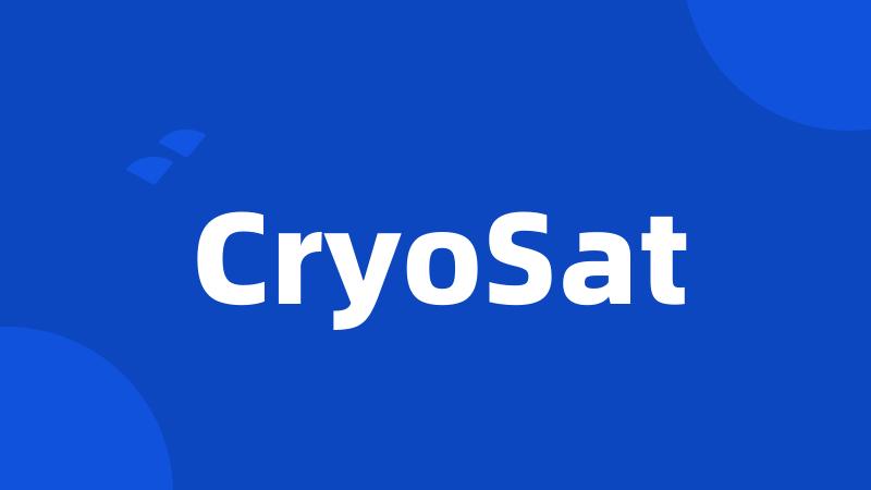 CryoSat