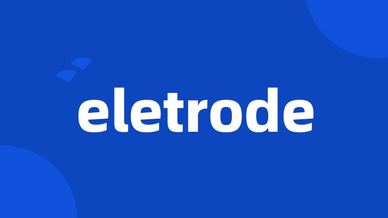 eletrode