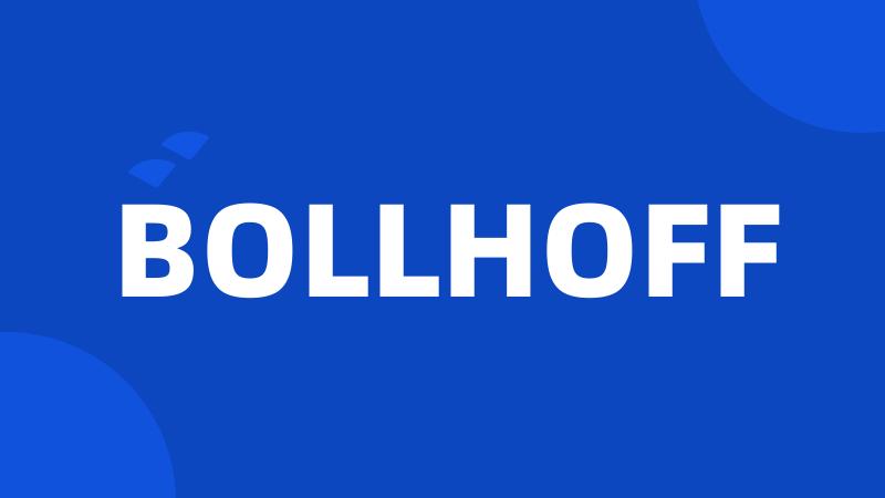 BOLLHOFF