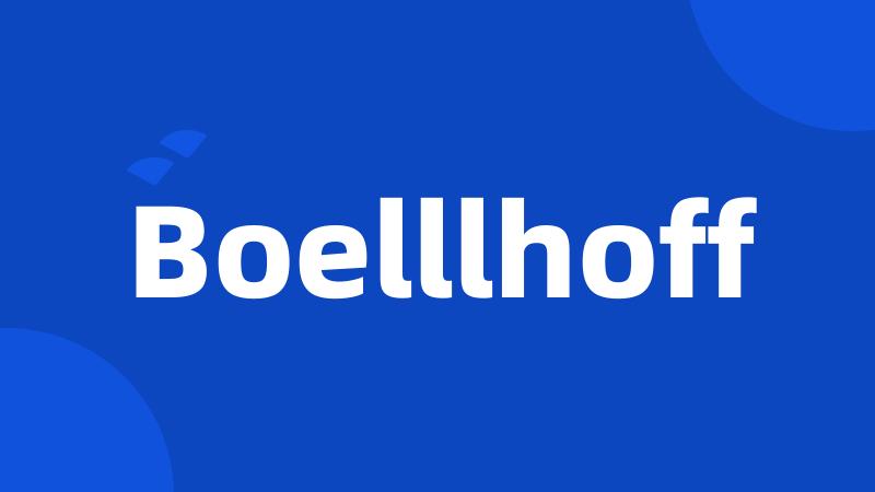 Boelllhoff