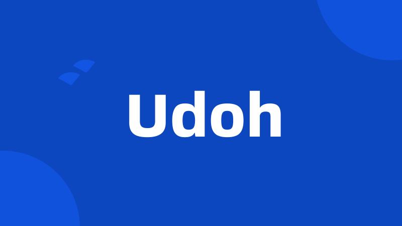 Udoh