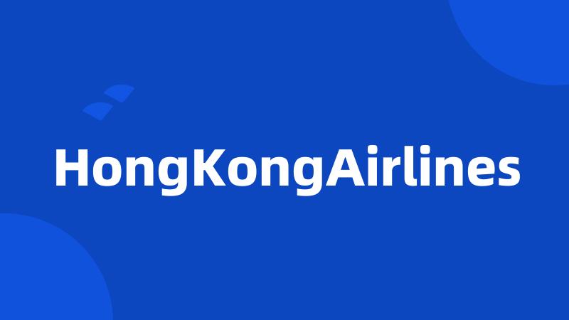 HongKongAirlines