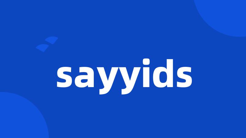 sayyids