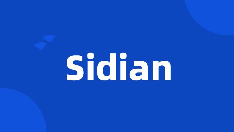 Sidian