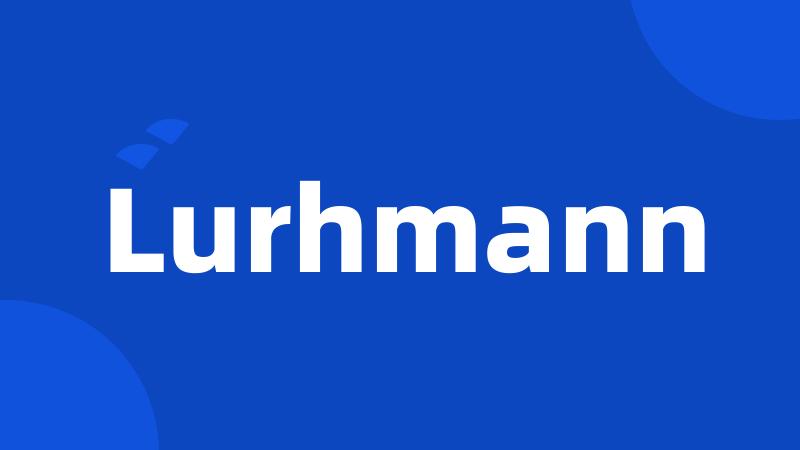 Lurhmann