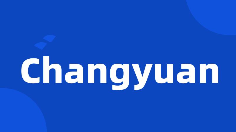 Changyuan