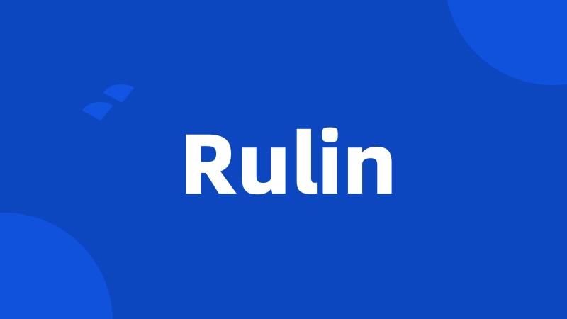 Rulin