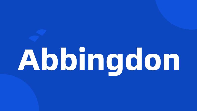 Abbingdon