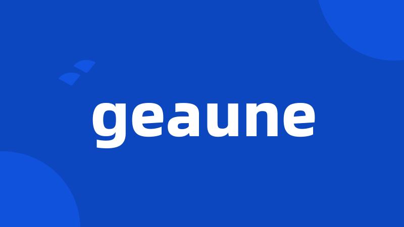 geaune