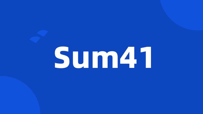 Sum41