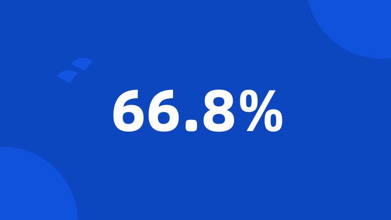 66.8%