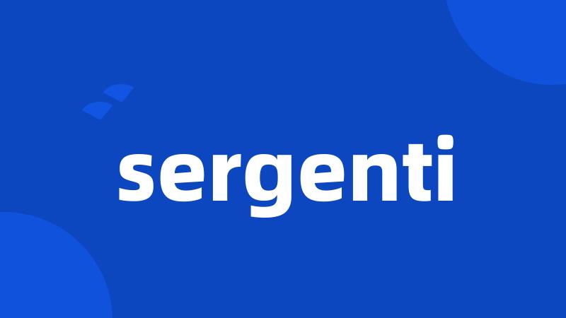 sergenti