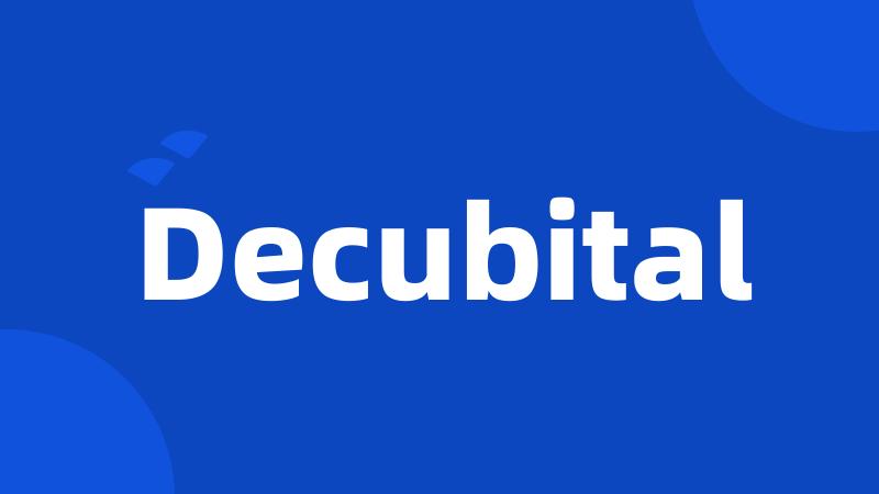 Decubital