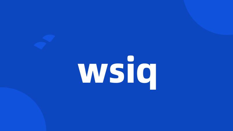 wsiq